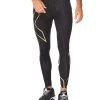 2XU Men's Light Speed Compression Tights - Black/ Gold 1 2XU Men's Light Speed Compression Tights - Black/ Gold -Leisure Swimwear Paradise tumbnail 924718e0 062f 4b61 bdec 25bc250cb7e5