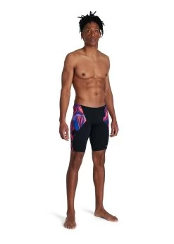 Speedo Allover Digital V-Cut Jammer - Black/ Red/ Blue/ Ultraviolet 7 Speedo Allover Digital V-Cut Jammer - Black/ Red/ Blue/ Ultraviolet -Leisure Swimwear Paradise tumbnail 92ca4600 5d17 4c45 a79c baa08819c5ee