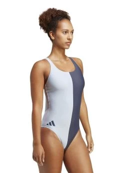 Adidas 3 Bars Colourblock Swimsuit - Sky Blue/Navy -Leisure Swimwear Paradise tumbnail 92d0e060 6312 4250 8fdd 2dc01f761520