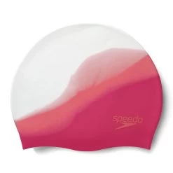 Speedo Multi Colour Silicone Cap - Cinder Rose/ Cherry/ White