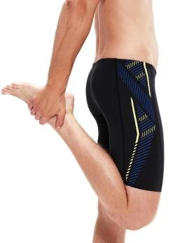 Speedo Tech Panel Jammer - Black/ Chroma Blue/ Spritz -Leisure Swimwear Paradise tumbnail 976ca435 9d93 41ef 809b 94040cec3fd1