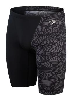 Speedo Allover V-Cut Jammer - Black/ USA Charcoal -Leisure Swimwear Paradise tumbnail 97bd034b 4ec8 4751 b0d3 227e2ed1e13f
