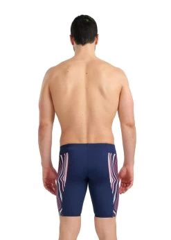 Arena Marble Print Jammer - Navy/Red/Multi -Leisure Swimwear Paradise tumbnail 9877a3b7 84dc 442e a069 22c4d7fe515c