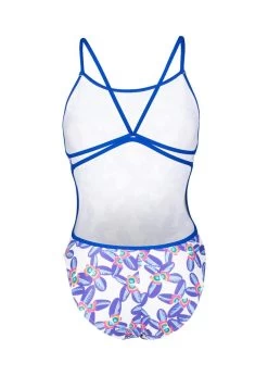 Arena Lace Back Allover Swimsuit - Neon/Blue/Multi -Leisure Swimwear Paradise tumbnail 9b8512cd d8b4 4f9a b205 3698623eac49