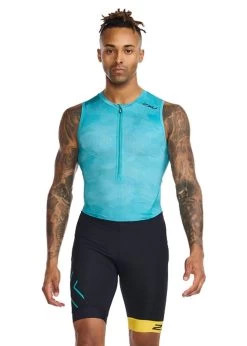 2XU Men's Core Trisuit - Black/ Pacific -Leisure Swimwear Paradise tumbnail 9b8ad00b 1047 400e a35f fe251a232893