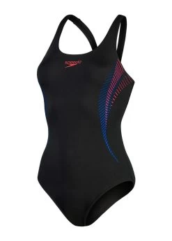 Speedo Placement Muscleback Swimsuit - Black/ Fed Red/ Chroma Blue -Leisure Swimwear Paradise tumbnail 9b936687 96aa 4801 abd4 5057a1516580