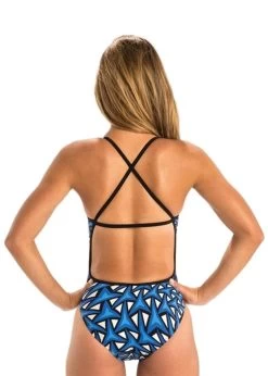 Dolfin Graphlite Mako Cross Back Swimsuit - Blue -Leisure Swimwear Paradise tumbnail 9d7fc0b5 7330 40df 8b61 34d9cc554dad