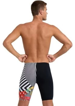 Arena Crazy Octopus Jammer - Black/White/Multi