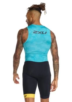 2XU Men's Core Trisuit - Black/ Pacific -Leisure Swimwear Paradise tumbnail 9ede13bb c647 4426 b10d e33b01ebdcdd
