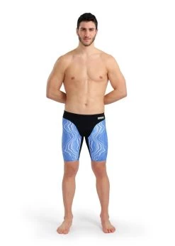 Arena Marble Print Jammer - Black/Royal/Multi -Leisure Swimwear Paradise tumbnail a06215ab b6f7 4005 bb29 d2bb2774cea6