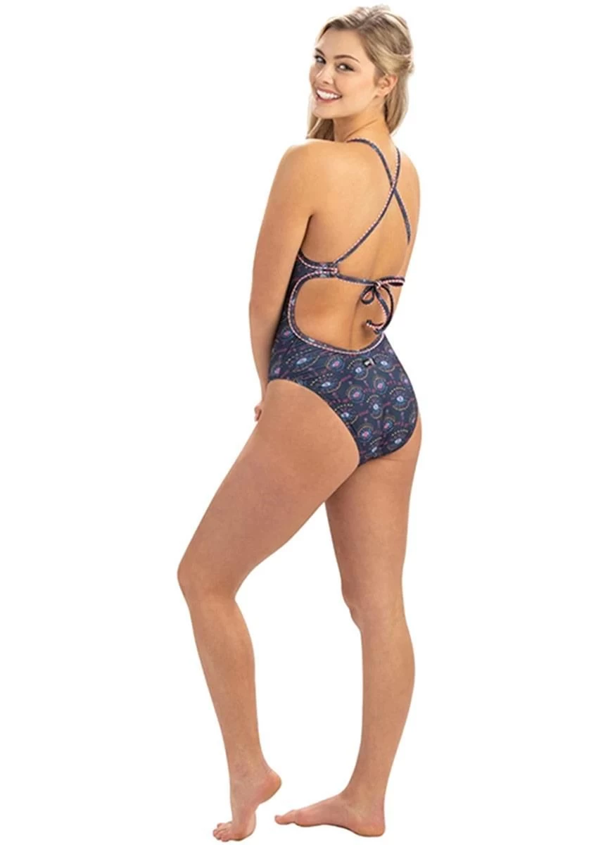 Uglies Revibe Eye Spy Print Tie Back Swimsuit 5 Uglies Revibe Eye Spy Print Tie Back Swimsuit - Image 3