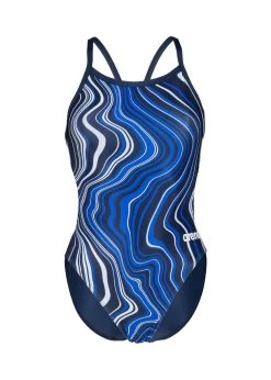 Arena Marbled Challenge Back Swimsuit - Navy/Multi -Leisure Swimwear Paradise tumbnail ab424a8f 1e40 4668 9a46 7efdf8e3bf8a