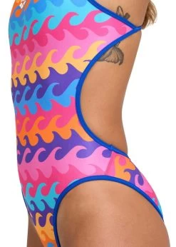 Arena Challenge Back Reversible Swimsuit - Neon/Blue/Multi -Leisure Swimwear Paradise tumbnail ab8d0934 0b50 48ae 91f6 432ca744e3a1