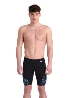 Arena Allover Swim Jammer - Black/Multi -Leisure Swimwear Paradise tumbnail acaf16ff 0414 49d5 aaa2 416b90a282ea