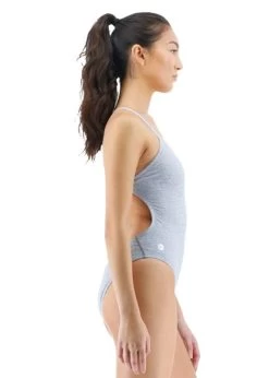 TYR Lapped Cutout Fit Swimsuit - Grey -Leisure Swimwear Paradise tumbnail afb31743 3713 4ac6 9a82 fd699ecb16bd