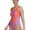Adidas Womens 3 BARS Swimsuit - Pink -Leisure Swimwear Paradise tumbnail b07f3c4a e65f 4862 abf1 4b8bffdcedb5