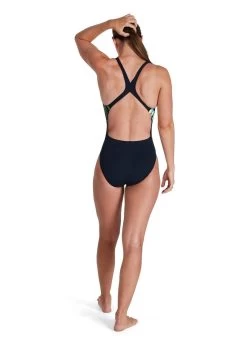 Speedo Placement Powerback Swimsuit - Navy/ Ultraviolet/ Yellow/ Adriatic -Leisure Swimwear Paradise tumbnail b626c448 153b 4b7a ad2f 5b7df645871c