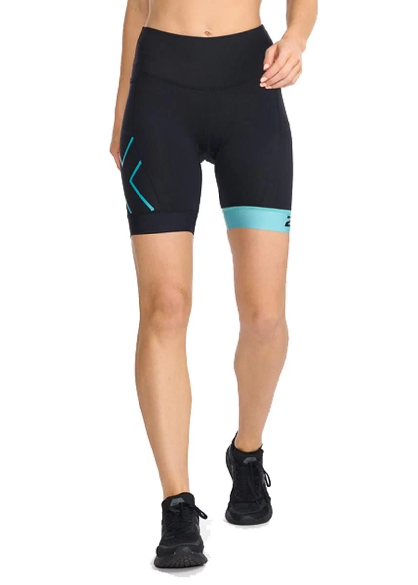 2XU Women's Core 7 Inch Tri Short - Black/ Porcelain 3 2XU Women's Core 7 Inch Tri Short - Black/ Porcelain