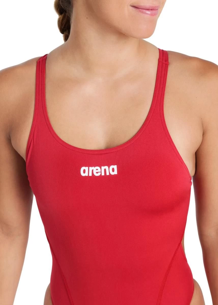 Arena Team Swim Tech Swimsuit - Red/White 6 Arena Team Swim Tech Swimsuit - Red/White - Image 4