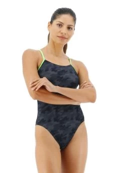 TYR Blackout Camo Cutout Fit Swimsuit - Black/ Green -Leisure Swimwear Paradise tumbnail baec8429 0068 4b6a 9d52 32c5a925bf91