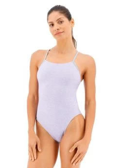 TYR Lapped Cutout Fit Swimsuit - Lavender