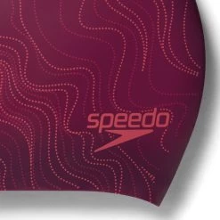 Speedo Long Hair Printed Silicone Cap - Chockaberry/ Cherry/ Cinder Rose -Leisure Swimwear Paradise tumbnail c7ac479c ea31 400c 9b42 4817677ac712