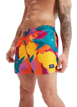 Speedo Digital Printed Leisure 14" Swim Short - Neon Violet / Ocean Depths / Mango / Berry Cool -Leisure Swimwear Paradise tumbnail c9e290a3 dd3f 41d1 90c3 726de193a867