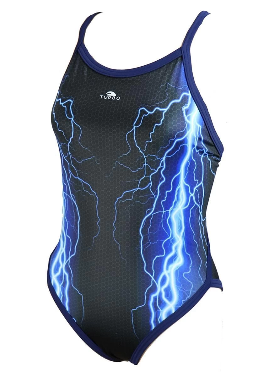 Turbo Revolution Hex Storm Swimsuit - Black 4 Turbo Revolution Hex Storm Swimsuit - Black - Image 2