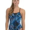 Dolfin Reliance Hive V-Back Swimsuit - Blue -Leisure Swimwear Paradise tumbnail cb7b7d94 4033 4219 bb9c 60058a9c016a