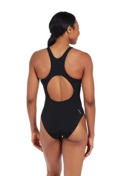 Zoggs Cottesloe Powerback Ecolast Swimsuit - Black