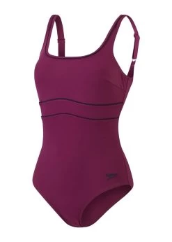 SPEEDO SHAPING CONTOURECLISPE 1 PIECE SWIMSUIT - BERRY COOL / TRUE NAVY -Leisure Swimwear Paradise tumbnail cc99df5a a6e9 4538 9d5a a554b0c22fce