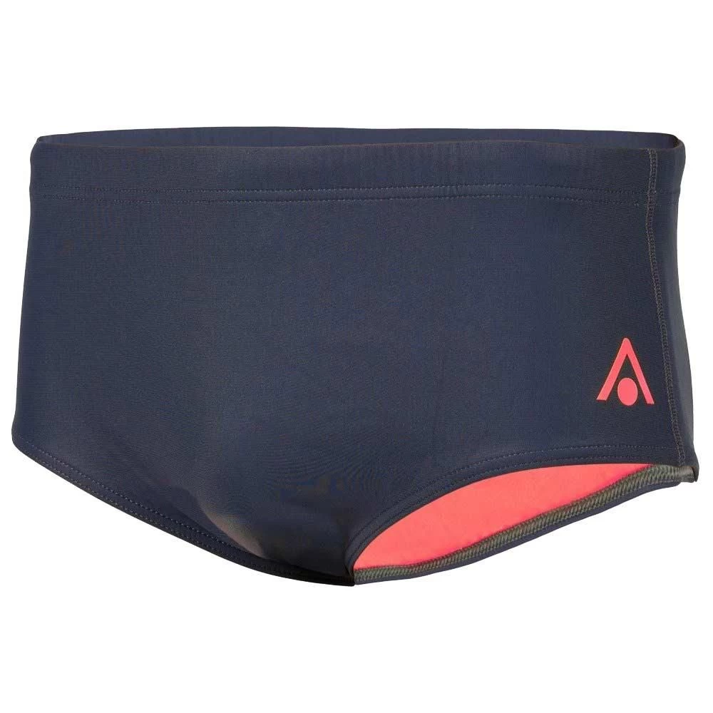 Aqua Sphere Men's Essentials 14cm Briefs - Dark Grey / Coral 3 Aqua Sphere Men's Essentials 14cm Briefs - Dark Grey / Coral