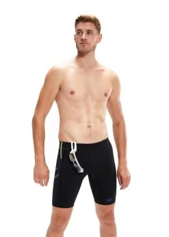 Speedo Tech Panel Jammer - Black/ Chroma Blue/ Spritz -Leisure Swimwear Paradise tumbnail d1a09d67 814d 4d27 9735 12905455a8b3