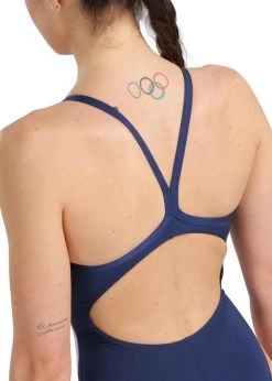 Arena Marbled Lightdrop Back Swimsuit - Navy/Red/Multi -Leisure Swimwear Paradise tumbnail d242cd6c 3fa7 4526 a578 046a4be801fe