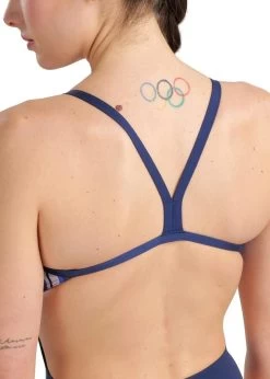 Arena Marbled Challenge Back Swimsuit - Navy/Multi -Leisure Swimwear Paradise tumbnail d7a152d6 6a77 4848 9136 fe1a661402cc