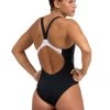 Arena Kiko Graphic V Back Pro Swimsuit - Black/White