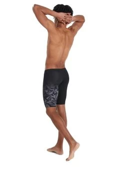 Speedo Men's Hyperboom Placement V-Cut Jammer - Black/ Oxid Grey -Leisure Swimwear Paradise tumbnail e2b59e40 e6a4 42c5 b394 d69cb76f846f