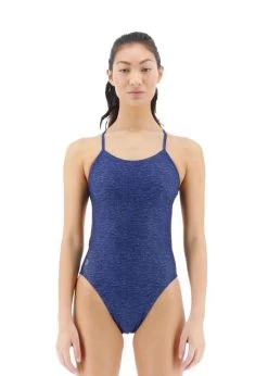 TYR Lapped Cutout Fit Swimsuit - Navy