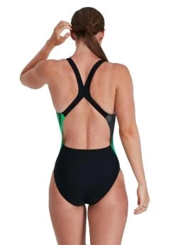 Speedo Placement Digital Powerback Swimsuit - Black/ Charcoal/ Green -Leisure Swimwear Paradise tumbnail eeb63282 25f6 4468 a5c9 e19d486e6d2e