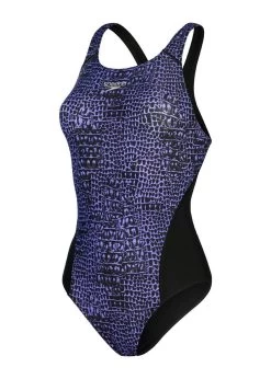 Speedo Allover Digital Recordbreaker Swimsuit - Black/Indigo Glow -Leisure Swimwear Paradise tumbnail f5b274ae 3deb 49ca a78b 8bbb976e91d2