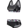Beco Regular Fit Cross Top Bikini - Black / Pink -Leisure Swimwear Paradise tumbnail f9949a13 7259 4f4f 8c2e 9e796dfc5c0b