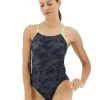 TYR Blackout Camo Cutout Fit Swimsuit - Black/ Green -Leisure Swimwear Paradise tumbnail fa53a19f fd5e 4947 a5ad 64ac047be14c
