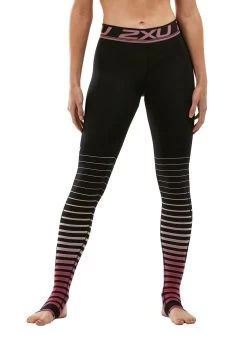 2XU Women's Power Recovery Compression Tights - Black/ Zephr -Leisure Swimwear Paradise wa4418b blk zyr 00