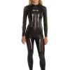 Dare2Tri Womens MACH3 S.7 Wetsuit - Black / Red -Leisure Swimwear Paradise womens mach3 model front