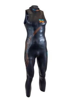 Blue70 Men's Reaction Sleeveless Wetsuit -Leisure Swimwear Paradise wsrlj 22 blk m front