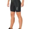 2XU Women's Perform Tri 7" Short - Black / Black -Leisure Swimwear Paradise wt4861b blk blk 00