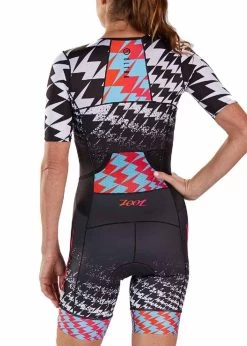 Zoot Suit Women's Ultra Tri Short Sleeve Aerosuit- Ultra 19 -Leisure Swimwear Paradise wultratriracesuitback3