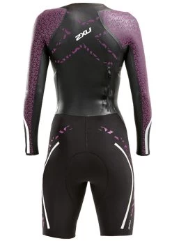 2XU Women's Swim Run: Pro Wetsuit- Black / Berry -Leisure Swimwear Paradise ww5478c blk vyg 01 product
