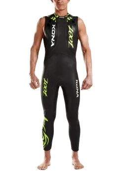 Zoot Suit Men's Kona Sleeveless Tri Wetsuit - Yellow / Black