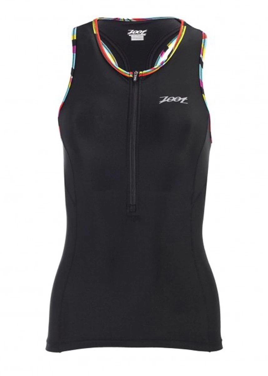 Zoot Suit Women's Performance Tri Tank - Black 3 Zoot Suit Women's Performance Tri Tank - Black
